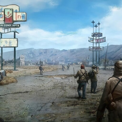 Fallout: New Vegas locations concept art  Fallout new vegas, Fallout  concept art, Fallout wallpaper