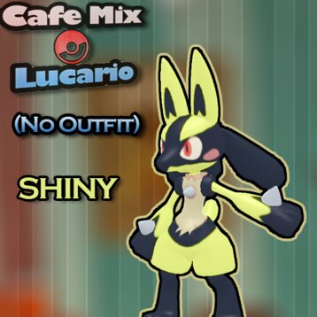 Steam Workshop::Cafe Mix Lucario (Shiny - No Outfit)
