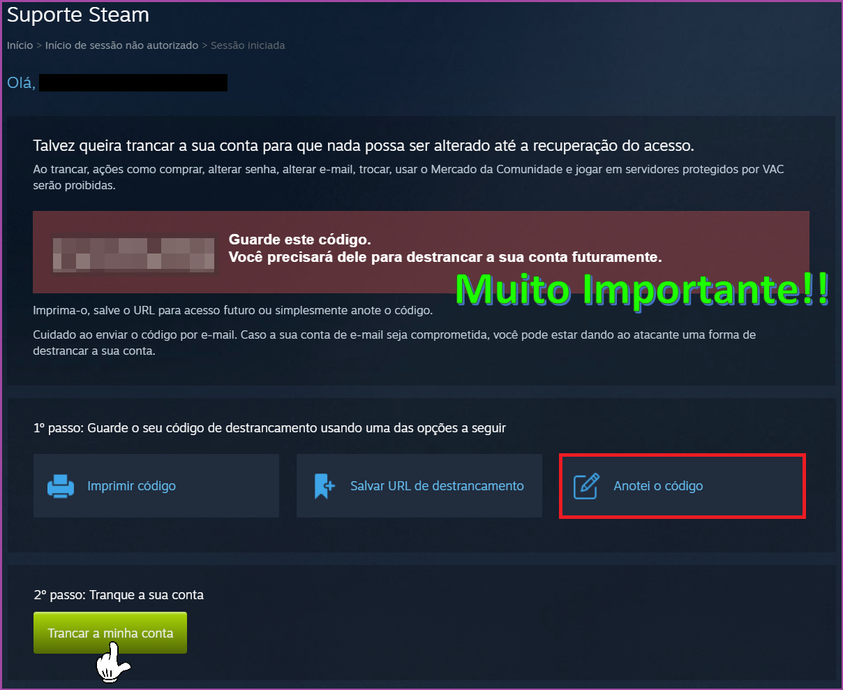 Como recuperar uma conta Steam roubada