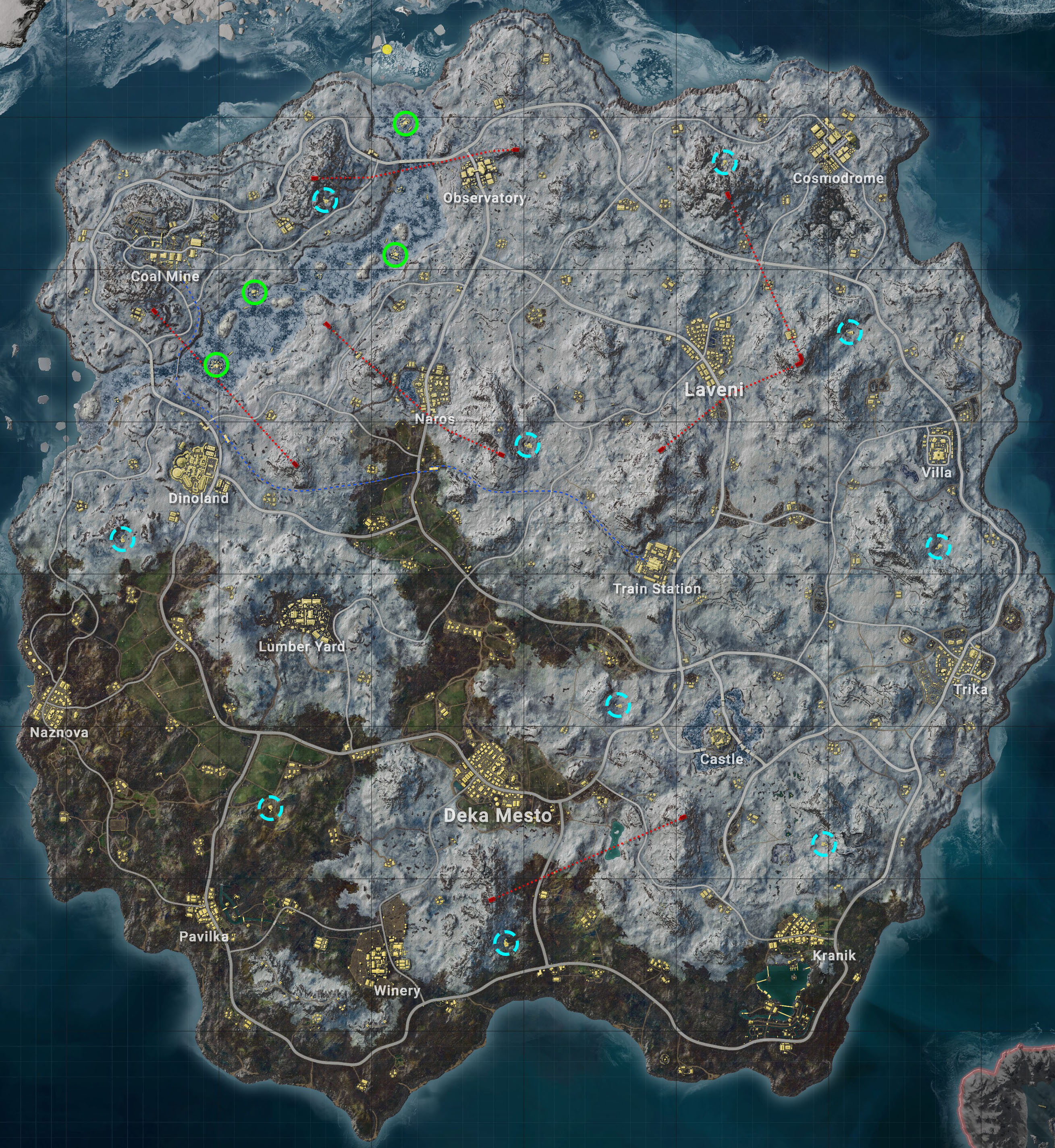 Vikendi secret room locations / VIKENDI REBORN MAP image 1