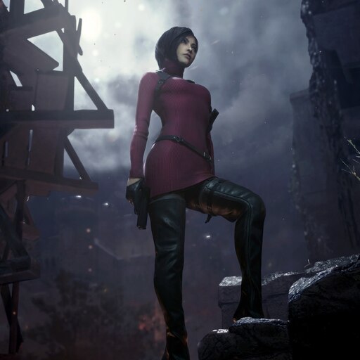 Ada Wong Sniper Resident Evil 4 Remake Live Wallpaper - MoeWalls