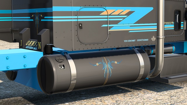 Steam Workshop::Johnston Trucking skin for the Pizzster and Damo 389
