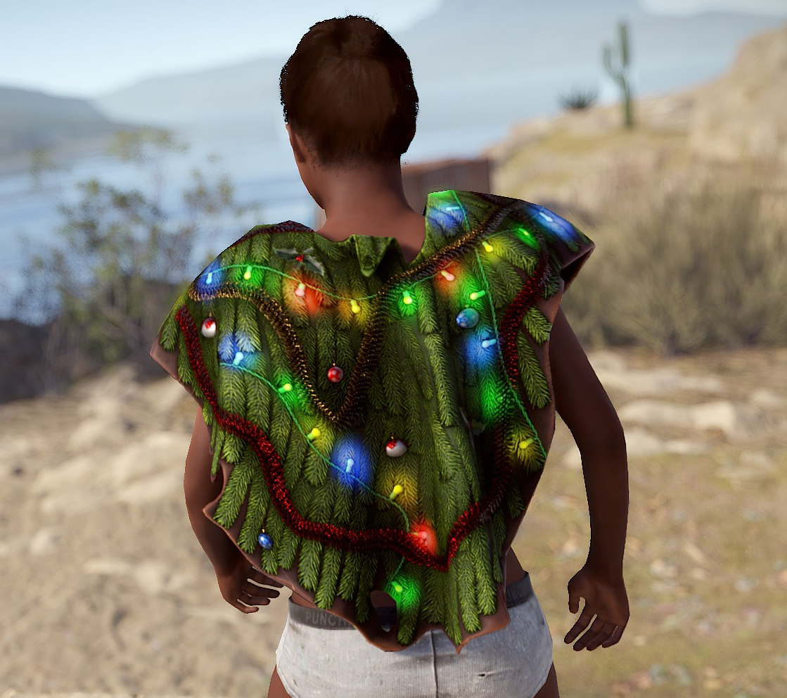 Christmas Tree Poncho thumbnail 4