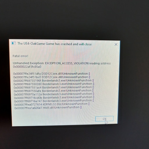 Exception access violation reading address 0x0000000000000098 Exception access violation reading address 0x0000000000000098