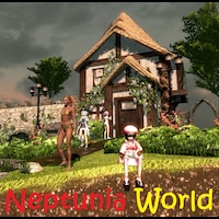 Neptunia World in Skyrim LE画像