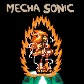 Mecha sonic  Sonic, Sonic art, Pixel art