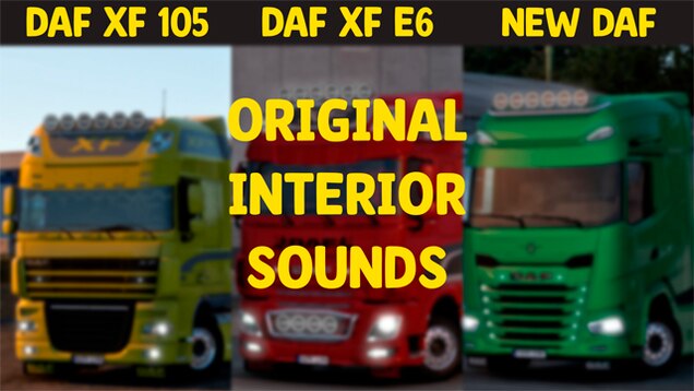 Euro Truck Simulator 2 — Новый интерьер для Daf XF / Моды и скины
