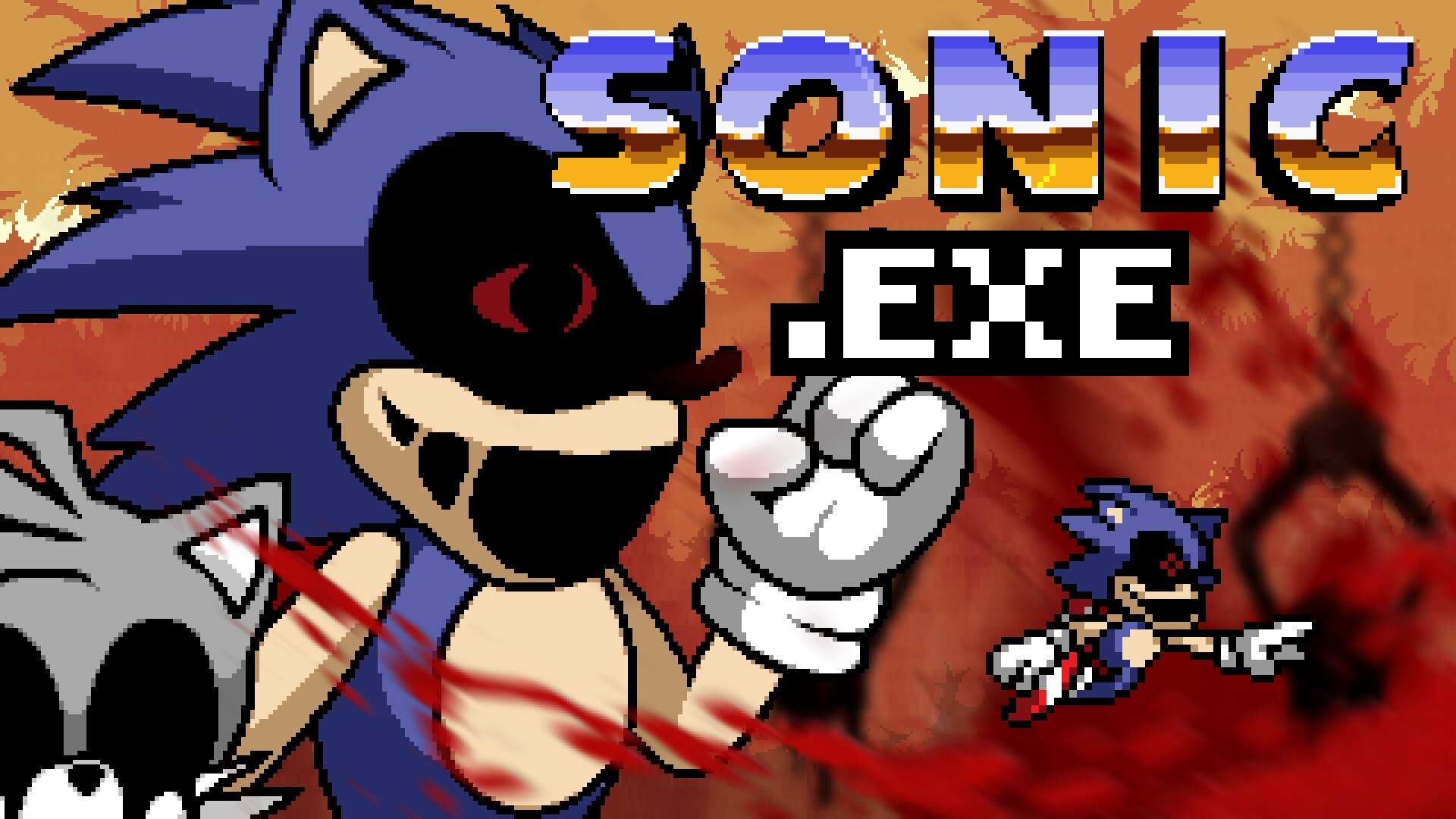 Sonic Vs Sonic Exe, Sonic.EXE HD wallpaper