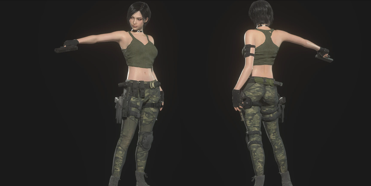RE4 Remake Ada Wong outfit for Tifa at Final Fantasy VII Remake Nexus - Mods  and community