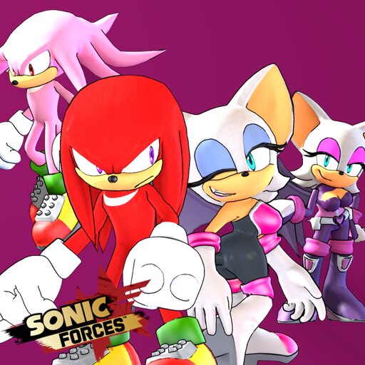 Steam 创意工坊::Sonic Forces Enhanced Knuckles and Rouge