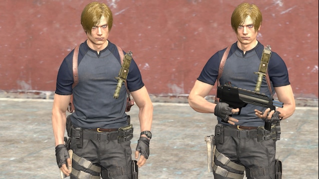 This Resident Evil 4 Remake mod gives Leon waist ink and lets him