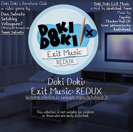 Steam Workshop::Doki Doki: Exit Music Redux A Wallpaper Collection