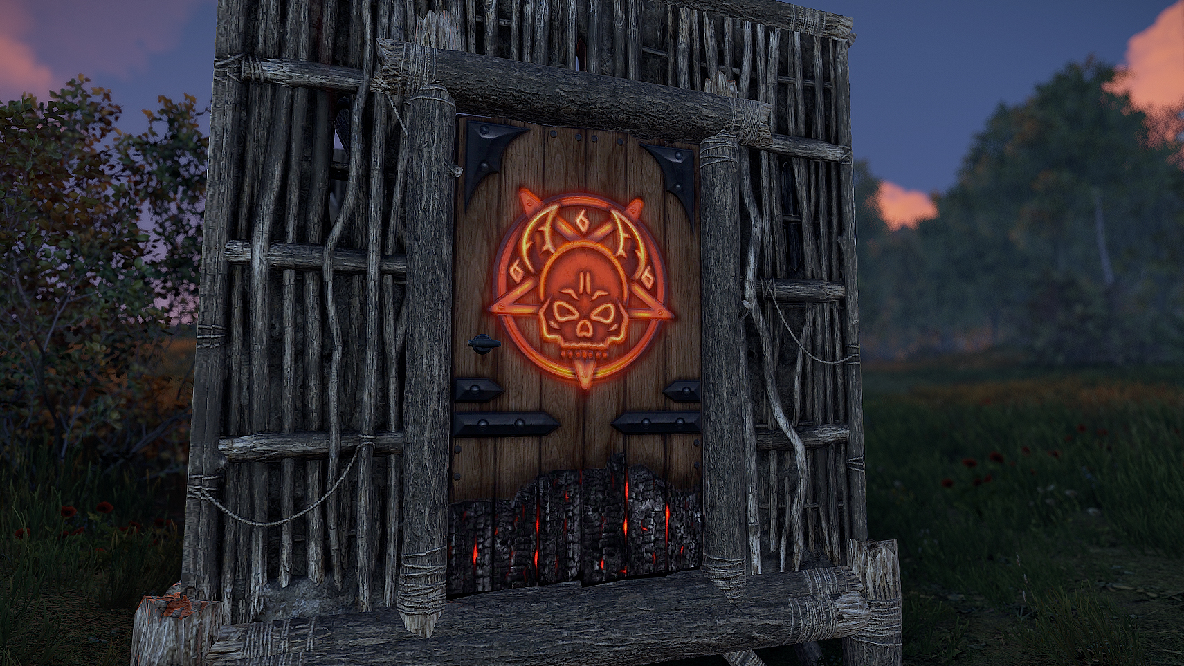 El Diablo Wooden Door thumbnail 3