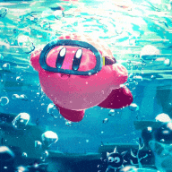 Kirby underwater 🌊