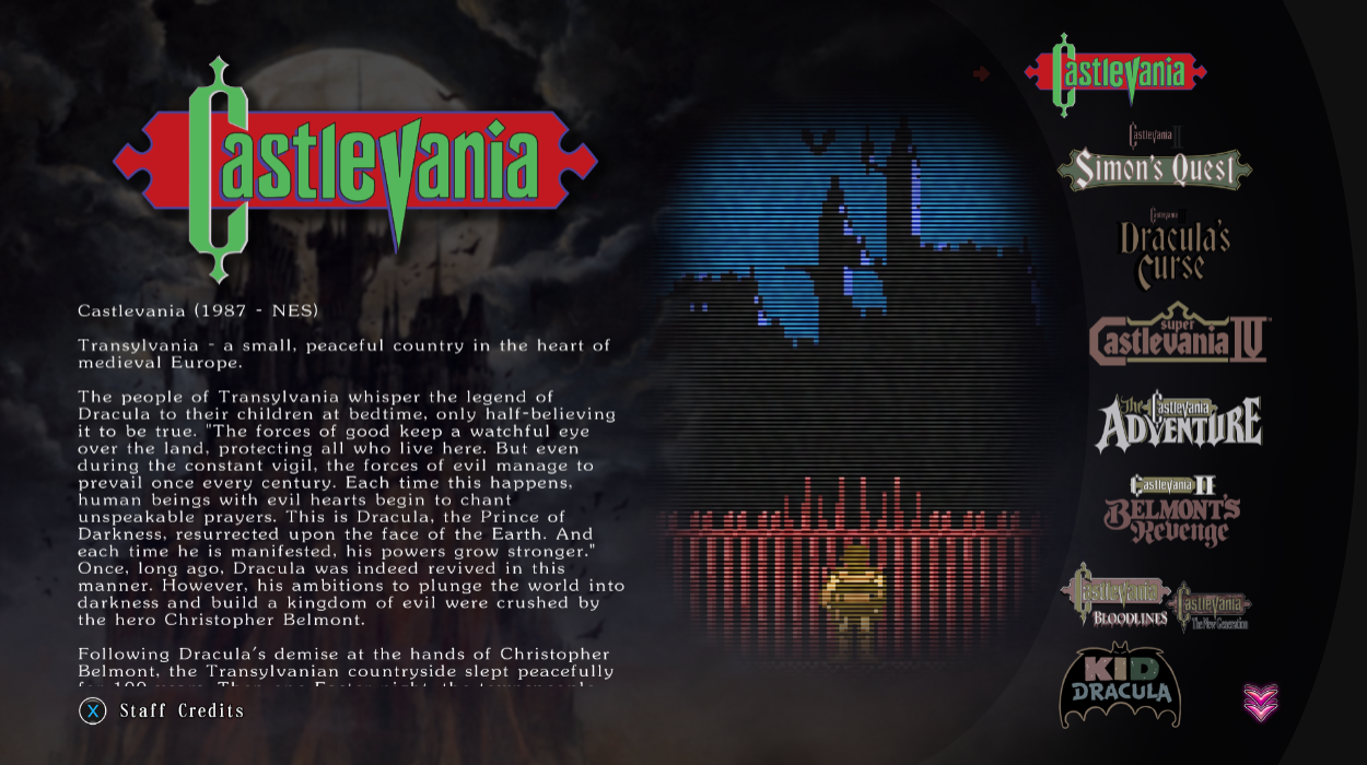 Steam Community :: Guide :: Castlevania:AC. Повествование по играм сборника