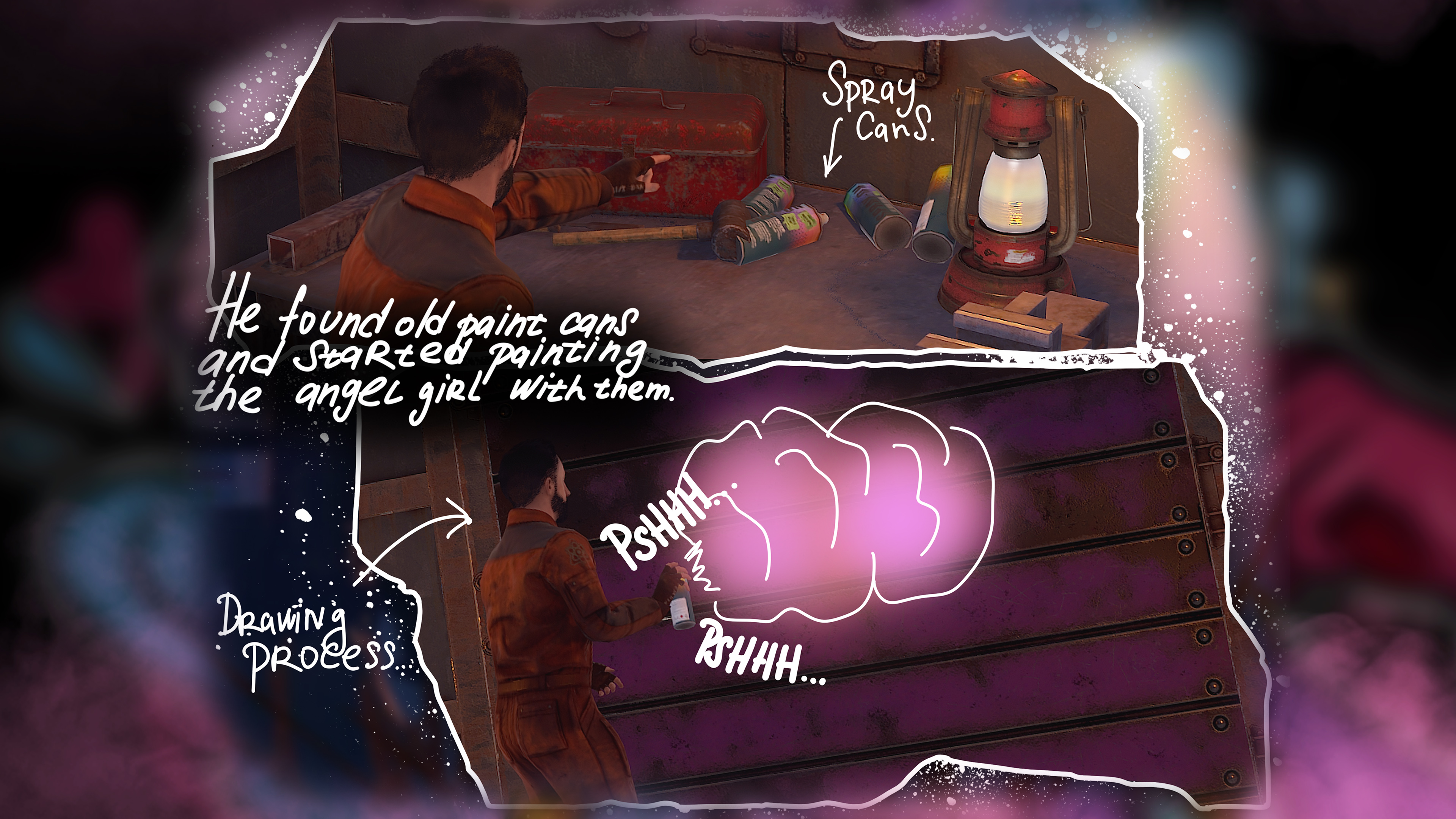 Lovers' Arrow Garage Door thumbnail 2