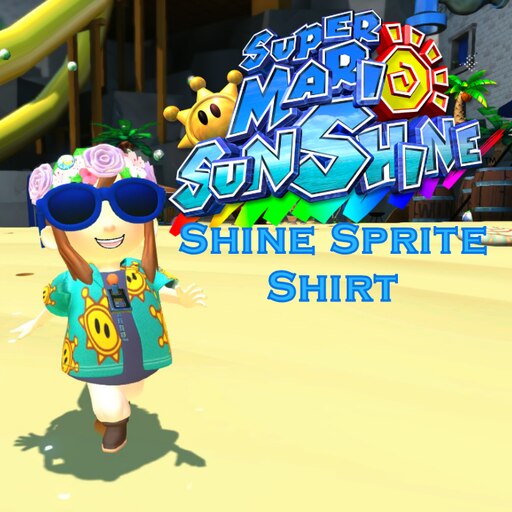 Steam Workshop Shine Sprite Shirt Super Mario Sunshine