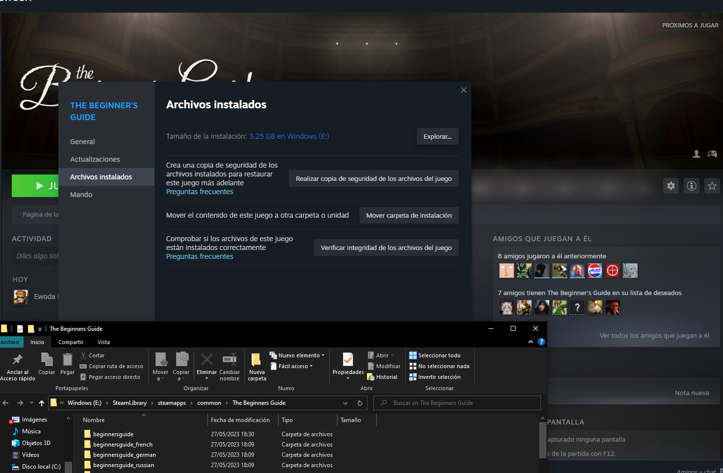 Steam Community :: Guide :: The Beginner's Guide - Doblaje al español