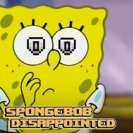 spongebob disappointed