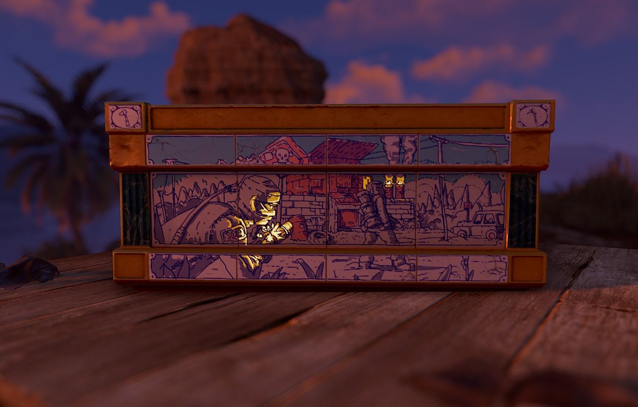 Porcelain Large Wood Box screenshot 1