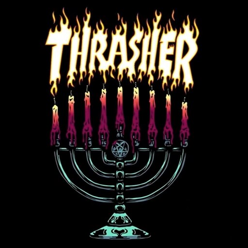 Thrasher on sale menorah shirt