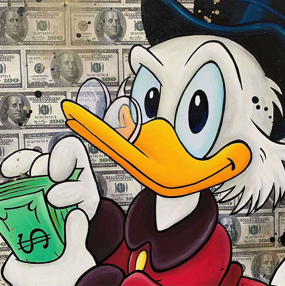 Дональд дак с деньгами фото ДЕНЕЖНАЯ КАРТИНА Скрудж с деньгами Scrooge McDuck YouTube