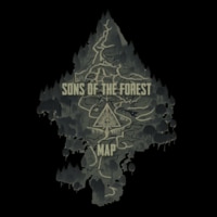 Interactive map for Sons of the Forest with real-time position sync for  mobile devices and tablets. 