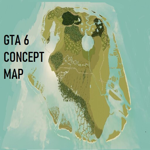 GTA VI Concept Map - The States of Leonida(Florida), Alanoia(Alabama), and  Cottonmouth(Georgia) : r/GTA6