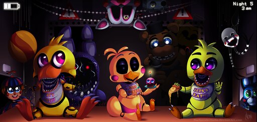 Five Nights at Freddy's 2 All Minigames! 
