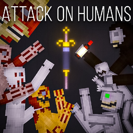 Attack On Humans Update 2 and Custom Mods Compliation. People Playground  Mod. 