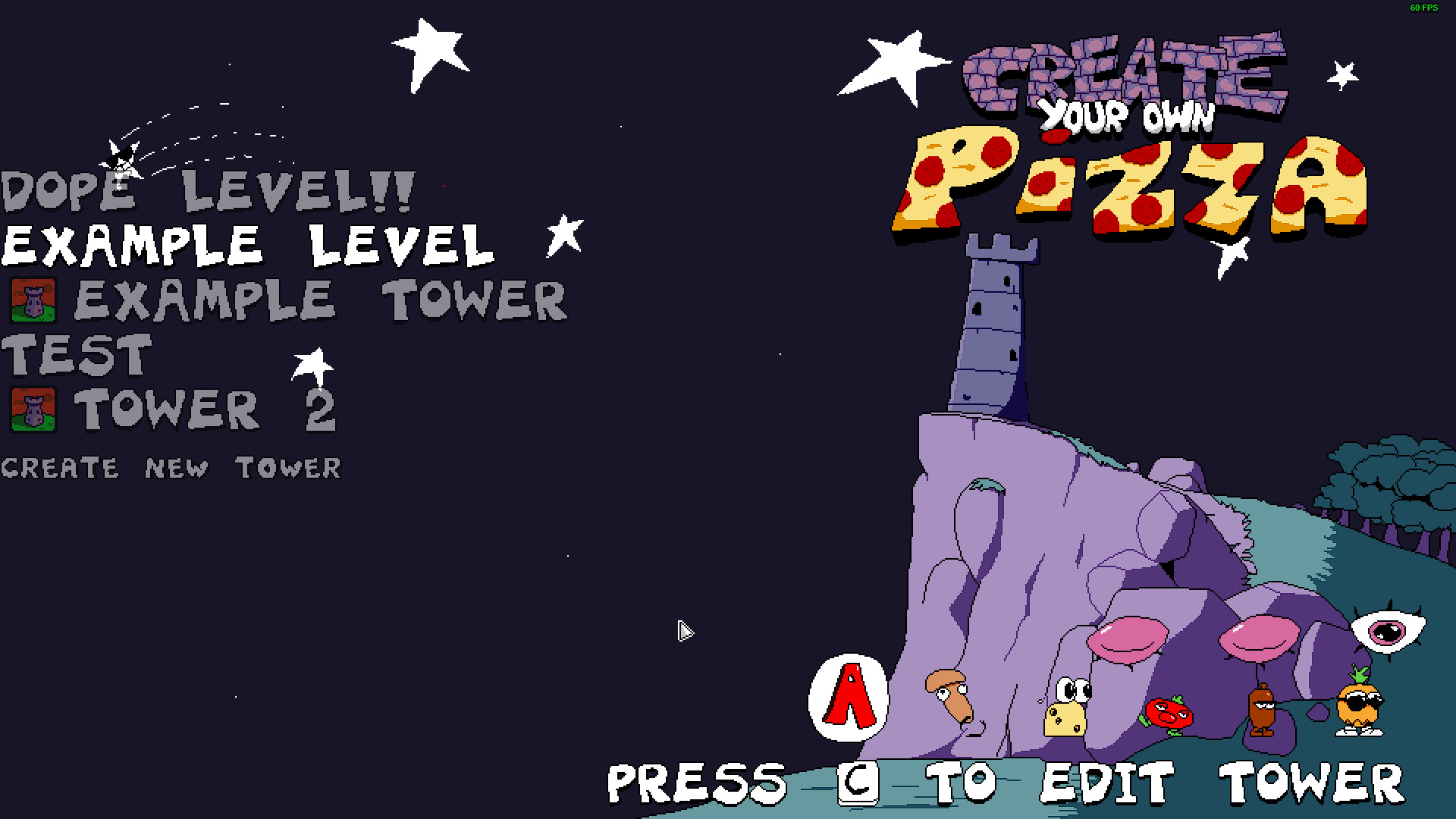 1-1 in pizza tower (level editor) [Pizza Tower] [Mods]