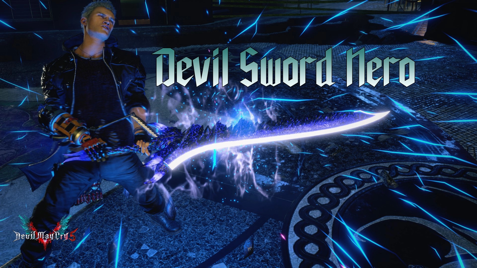 Devil May Cry 5 GAME MOD Blue and Purple EX Costume for Nero v.1.06 -  download