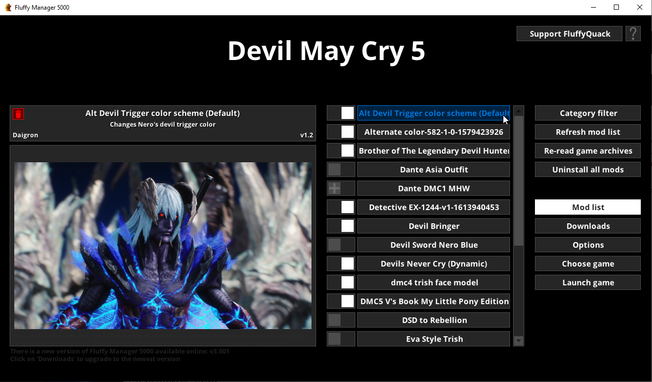 New Spawn Content Mod Pack for Devil May Cry 5 is now available