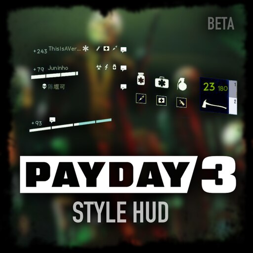 Steam Workshop::Payday 3 Beta Style HUD