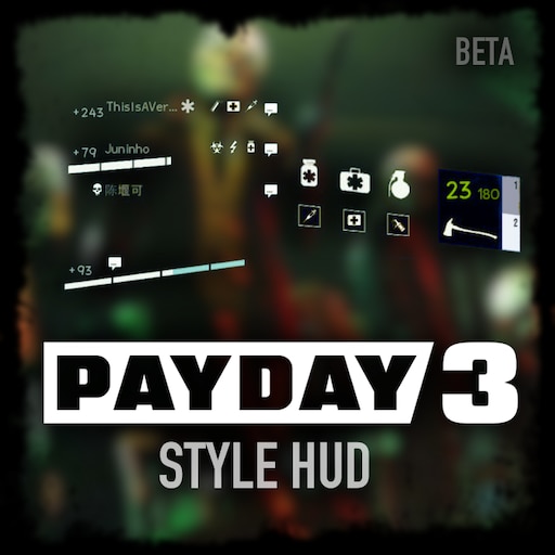 Steam Workshop::Payday 3 Beta Style HUD