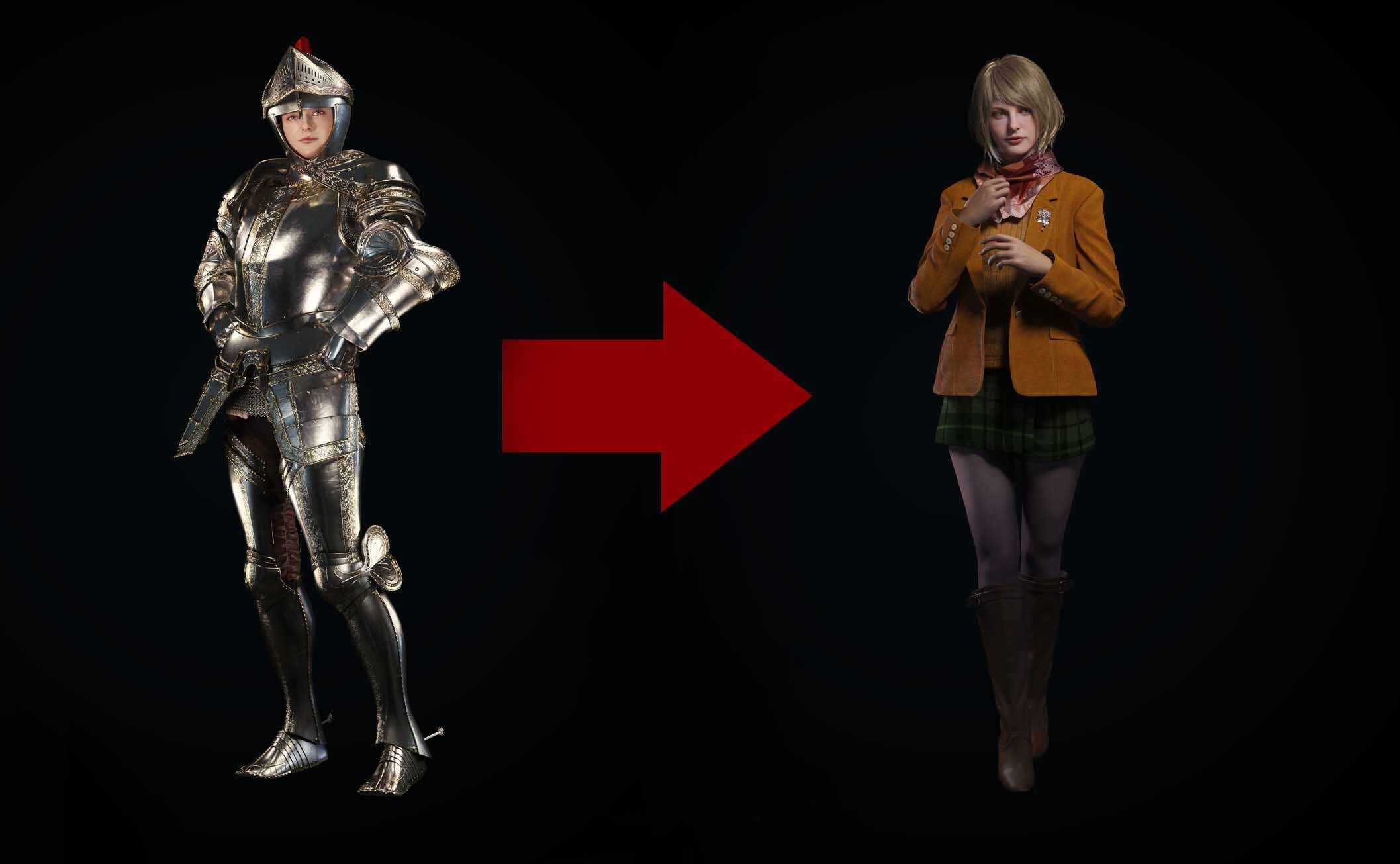 RE4 Remake  Ashley Armor Costume Guide - How To Get & Effects