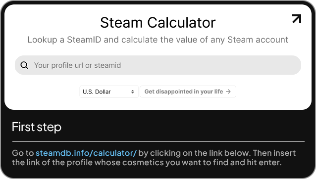 SteamCalculator - How much is your Steam account worth?
