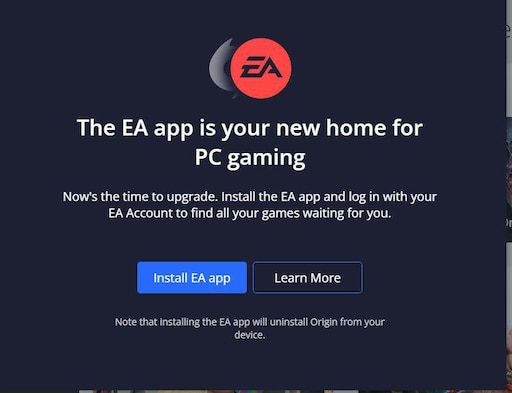 EA app to replace Origin launcher after two years of development