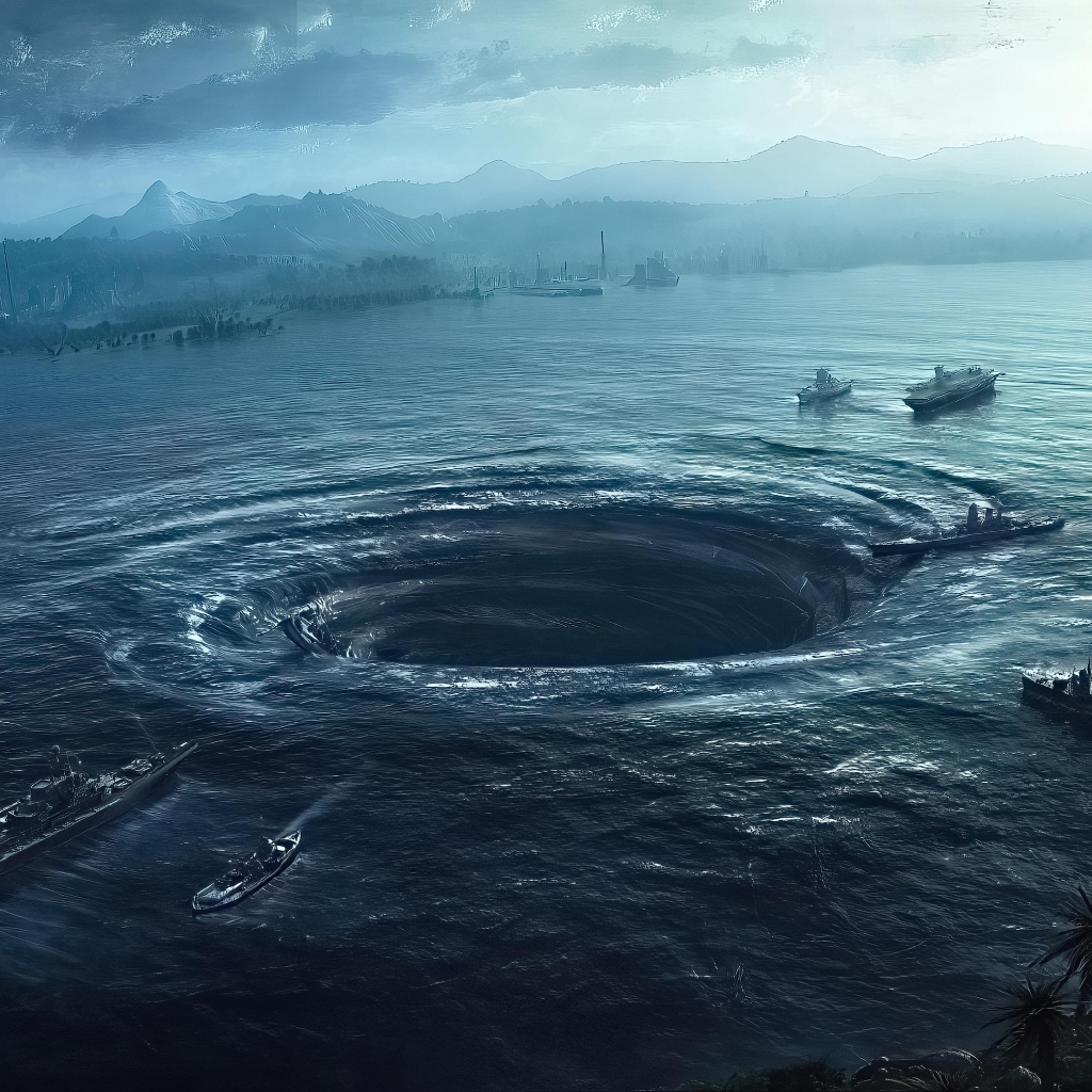 Водоворот у галапагосских островов