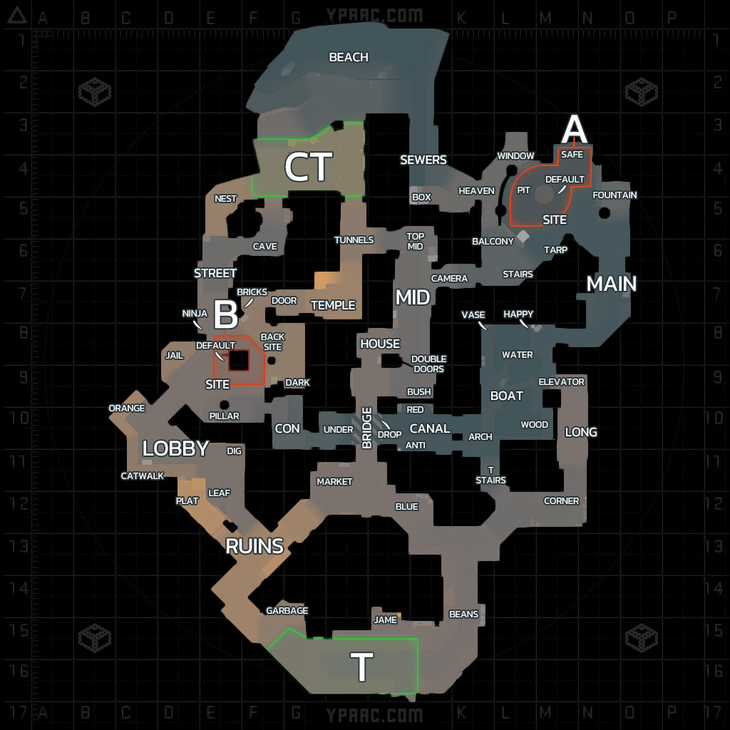 Steam Community :: Guide :: CSGO Competitive maps' call-outs (2023 version)
