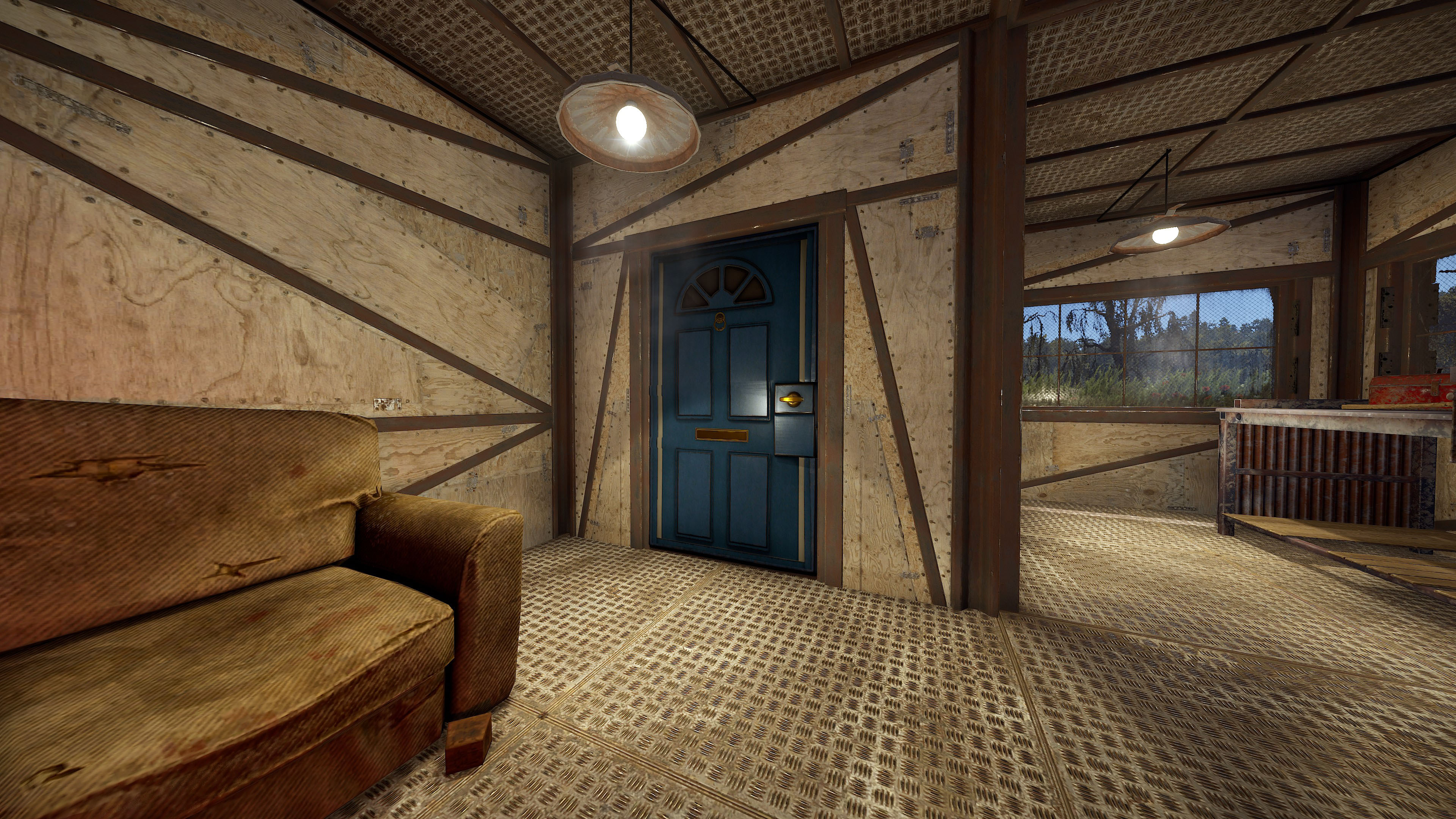 Blue Exterior Door thumbnail 2