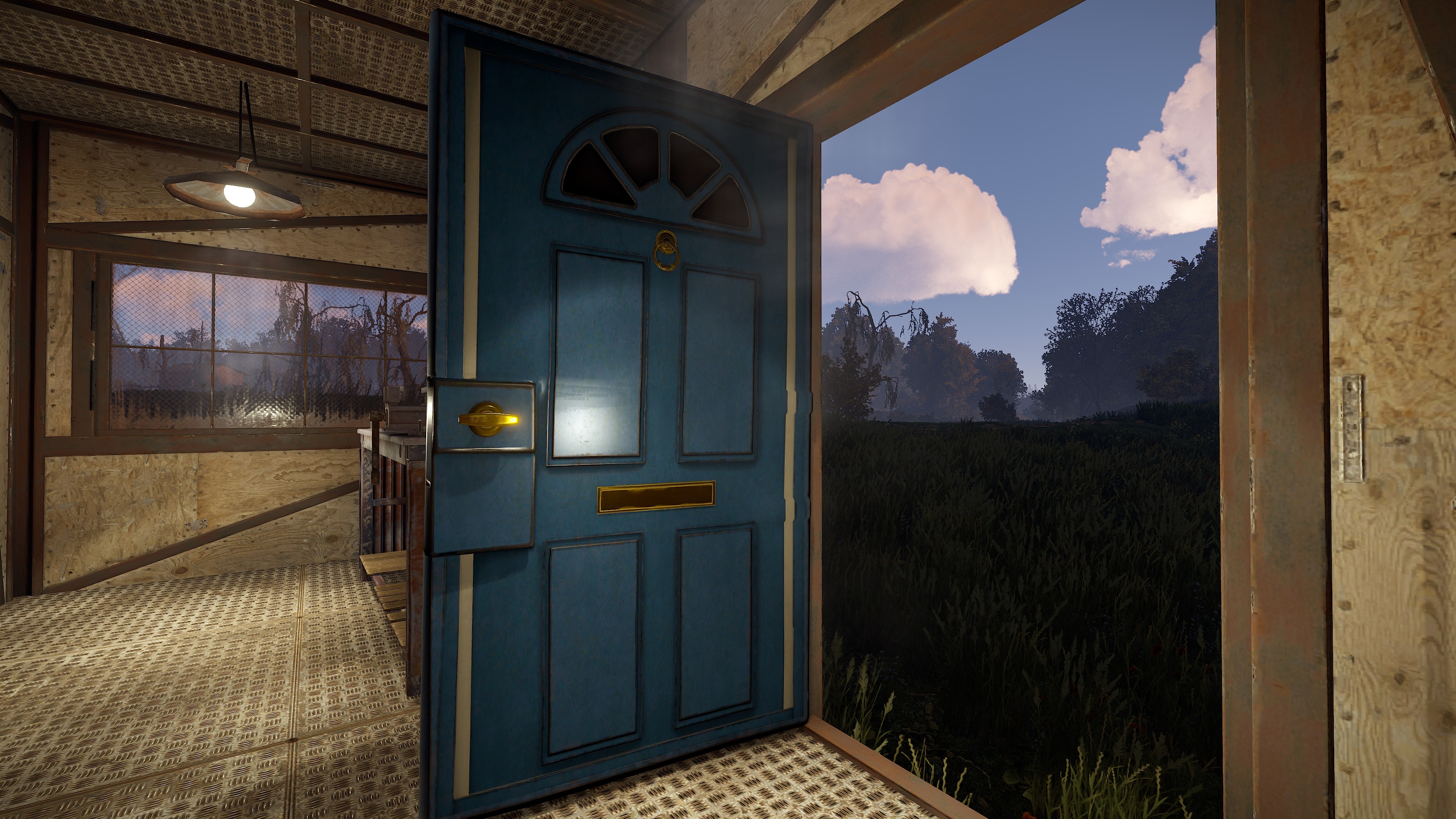 Blue Exterior Door thumbnail 4