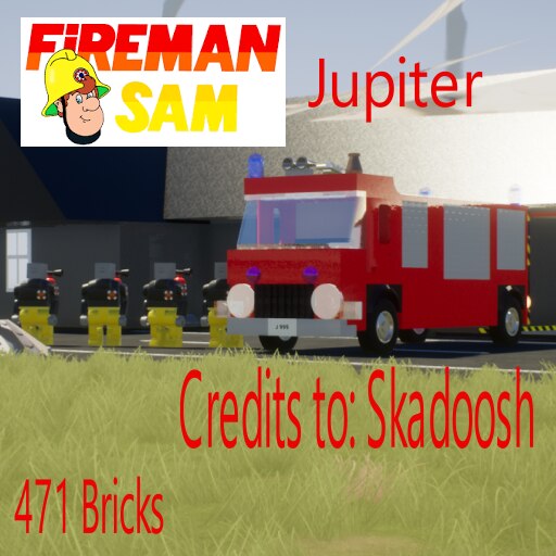 Steam 1987 Fireman Sam Jupiter Fire Engine