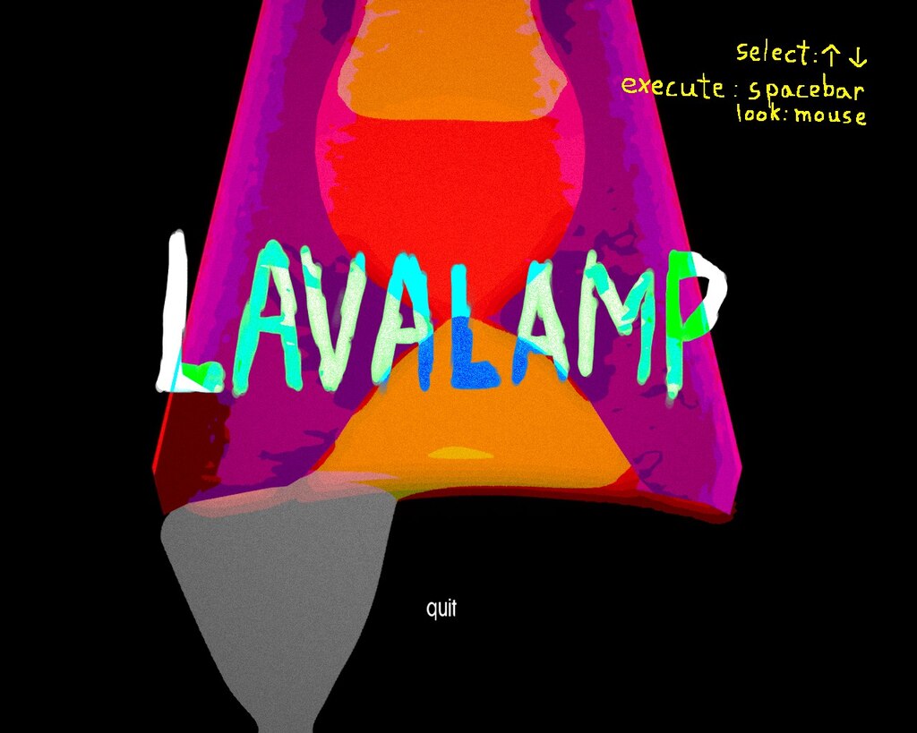 Gamer store lava lamp