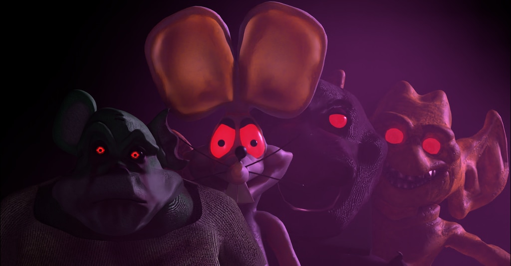 Fnaf Movie Main Gang Poster render by mysteriouspoggers12 on
