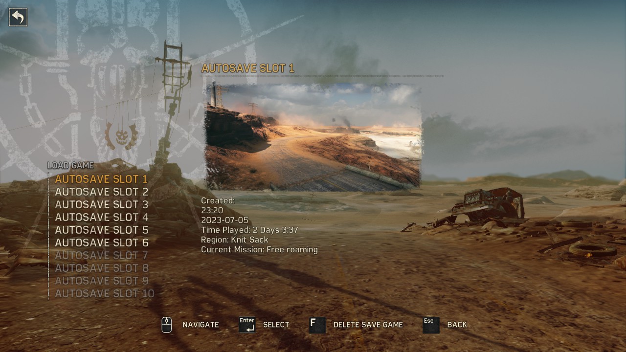 Mad Max Achievements Save Game for Looked everywhere, a Thousand Words & others image 2
