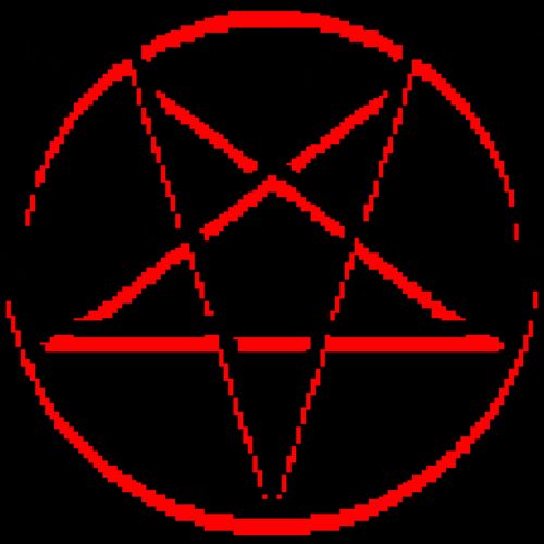 Символ 3 скопировать. Сатанинский круг для призыва демона. Знак сатаны 666. Пентаграмма. Пентаграмма дьявола.