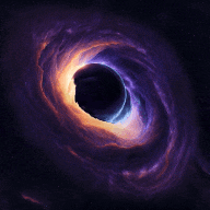 black hole screensaver 3d