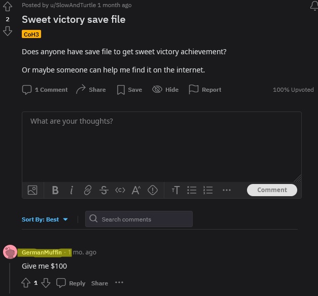 "Sweet Victory" save files image 50