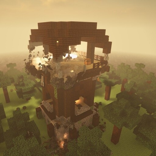 Minecraft top The Pillager Outpost